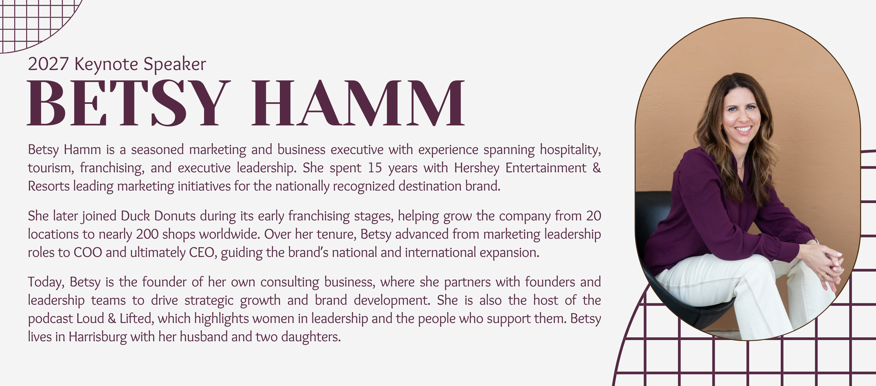 Betsy Hamm - 2027 Keynote Speaker